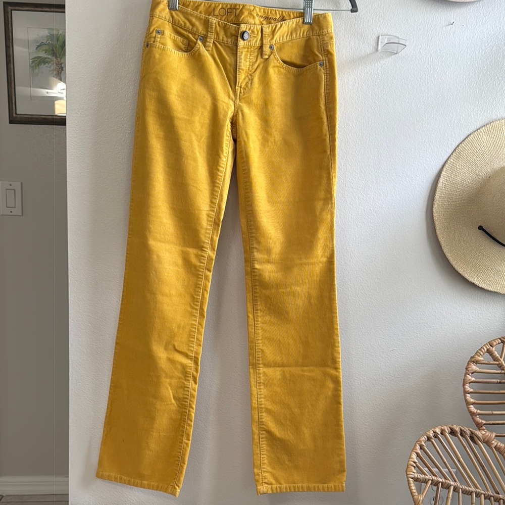 LOFT Mustard Original Boot Cords Size 0